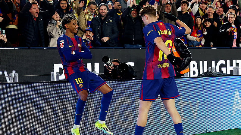 Yamal nets spectacular volley as Barcelona sink Oviedo to reclaim LaLiga lead