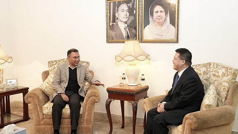 Chinese Ambassador Yao meets Tarique