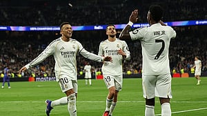 Mbappe and Vinicius shine as Real Madrid thrash Monaco 6-1