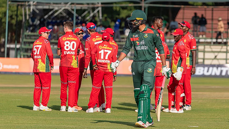 Rana's record haul eclipsed by Bangladesh's batting collapse against Zimbabwe