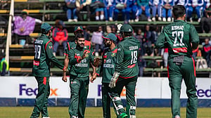 Slow over-rate in second Zimbabwe ODI costs Bangladesh 10% match fee