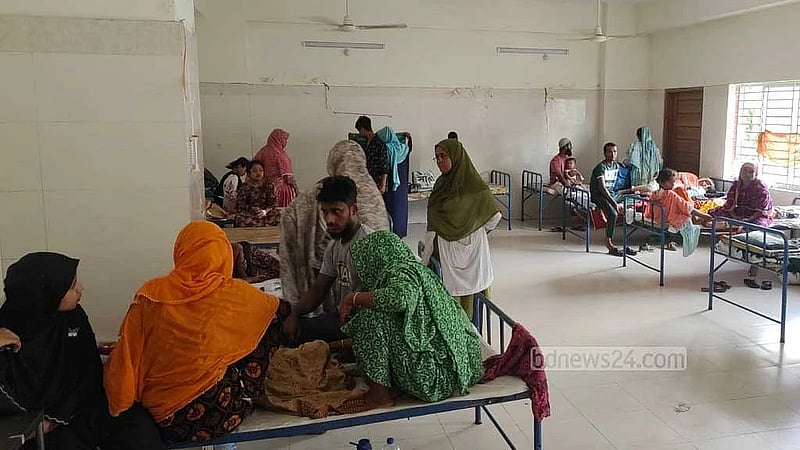 Only 6 of 48 children admitted with measles at Cumilla Medical vaccinated