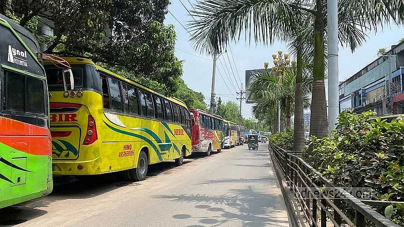 Bus services between Rajshahi and rest of Bangladesh stalled over committee formation