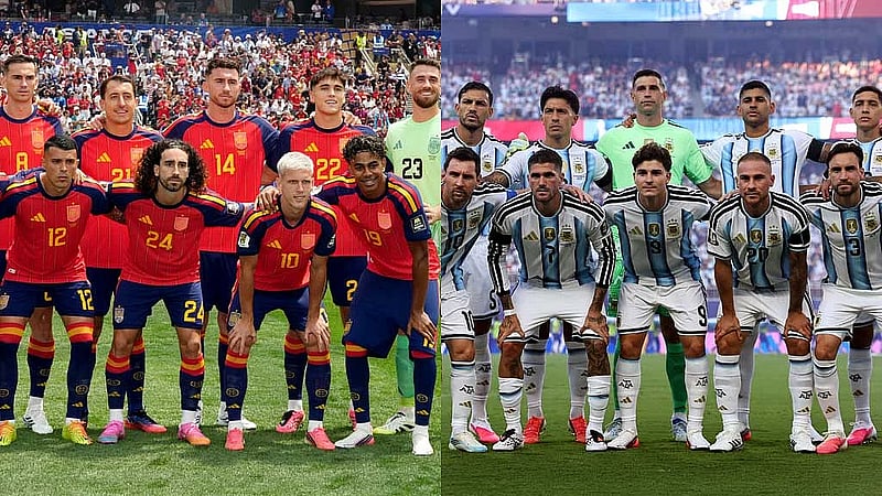 Argentina and Spain meet in a World Cup final too close to call