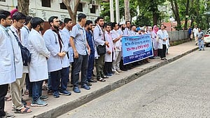 Chattogram Medical interns begin indefinite work stoppage over six-point charter