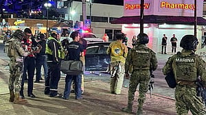 Car rams through crowd of Mexico football fans in Cabo San Lucas
