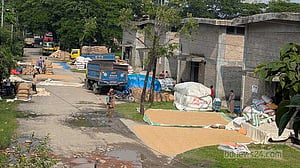 Flood damage in Sunamganj’s Haor belt pushes government rice collection far below target