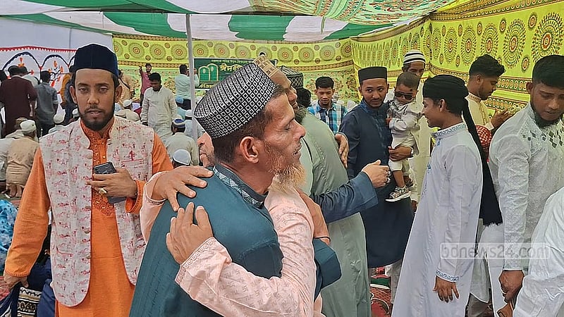In parts of Bangladesh, Eid comes a day early in line with Saudi Arabia