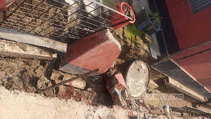 Schoolboy killed as shop wall collapses in Lakshmipur