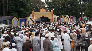 Crowds pour into National Eidgah for Eid prayers attended by president, PM