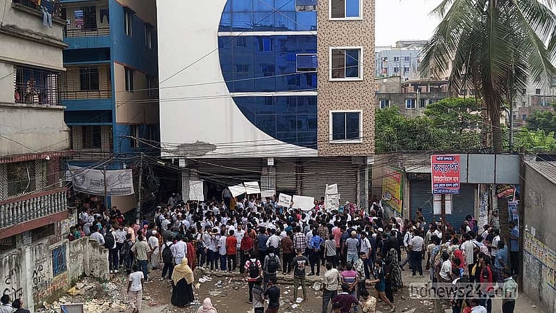 Bright School students stage protest after girl dies by suicide due to ‘pressure, mistreatment’