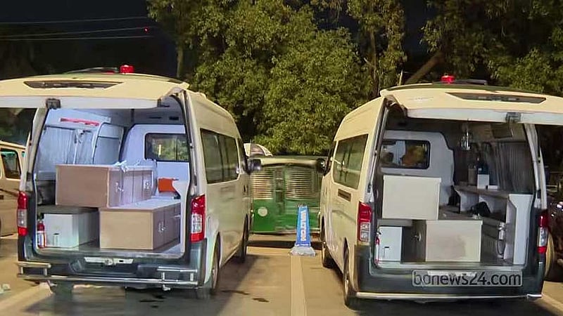 Bodies of expatriate brothers killed in Oman arrive at village home in Ctg