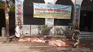 Traditional Eid-ul-Azha sacrifices across Dhaka city