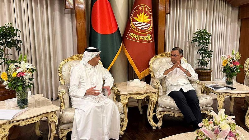 Qatar Labour Minister Ali bin Saeed meets PM Tarique Rahman