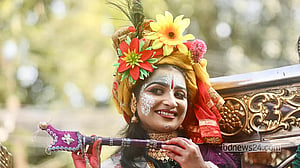 Janmashtami procession in Dhaka