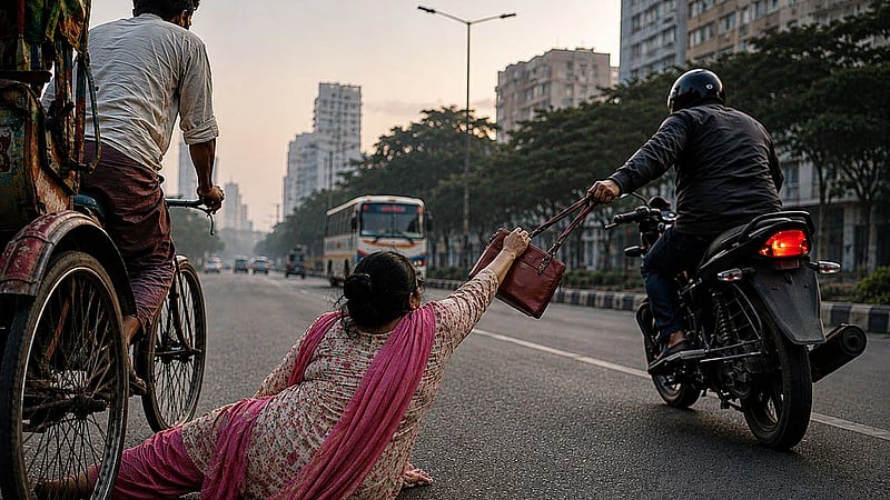 'Snatching panic' grips Dhaka as commuters pay with cash, sometimes their lives