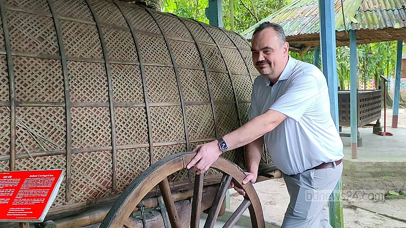 US Ambassador visits Lokayan Museum in Thakurgaon