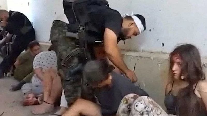Israel releases film of women soldiers being taken by Hamas on Oct 7