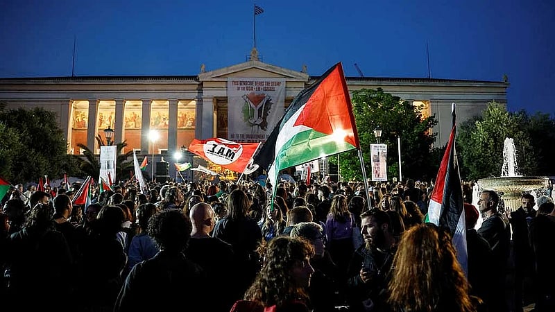 Oxford University students arrested at pro-Palestinian sit-in, protesters say