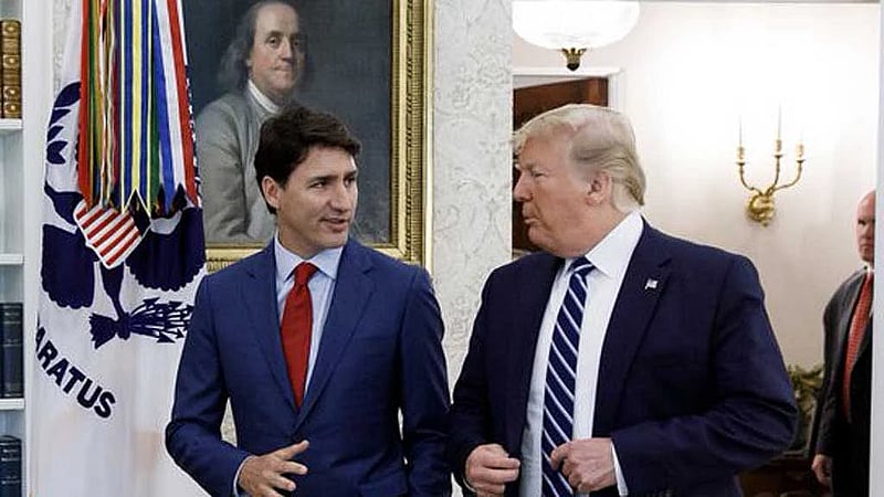 Trump, Trudeau set to speak on Wednesday amid tariff battle, source says