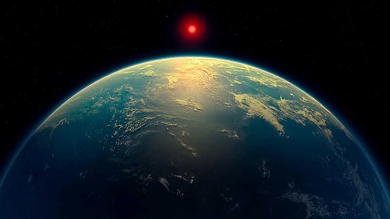 Life 124 light-years away and they are not planning to attack Earth! (How boring)