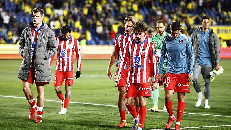 Munoz strikes late as Las Palmas stun Atletico 1-0 in blow to slim title hopes