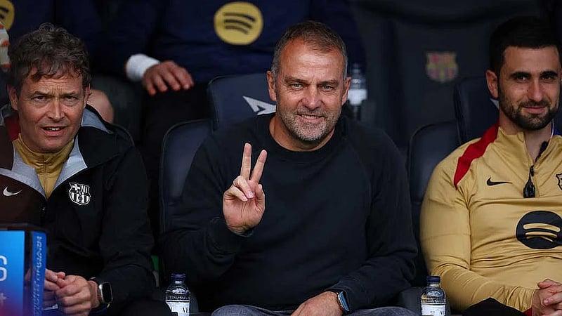 Jubilant Flick eyes treble with Barca after beating Real Madrid for the cup title