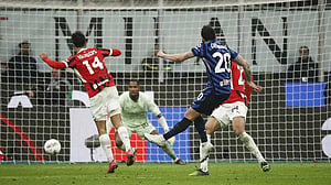 Milan and Inter share spoils in Coppa Italia semi-final first leg