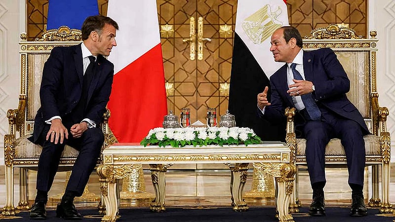 France signs deals to help Egypt's economy in volatile regional climate