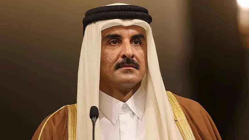 Qatari emir arrives in Moscow for talks with Putin on Ukraine and Middle East