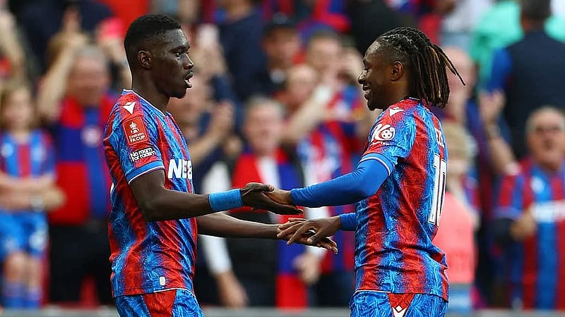 Sarr and Eze send Palace soaring past Villa into FA Cup final