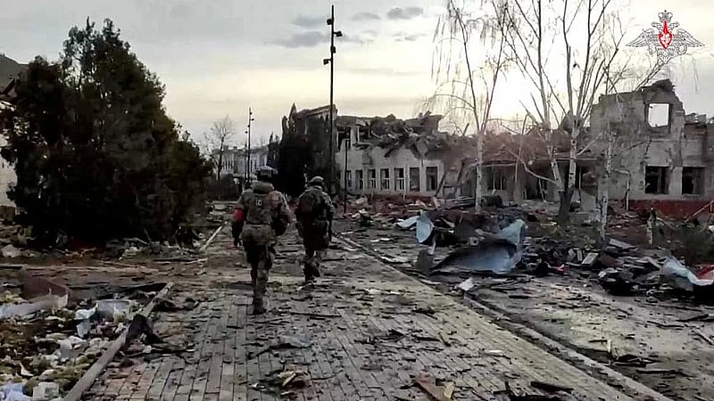 Russia pushes Ukrainian troops from one of their last footholds in Kursk region, army says