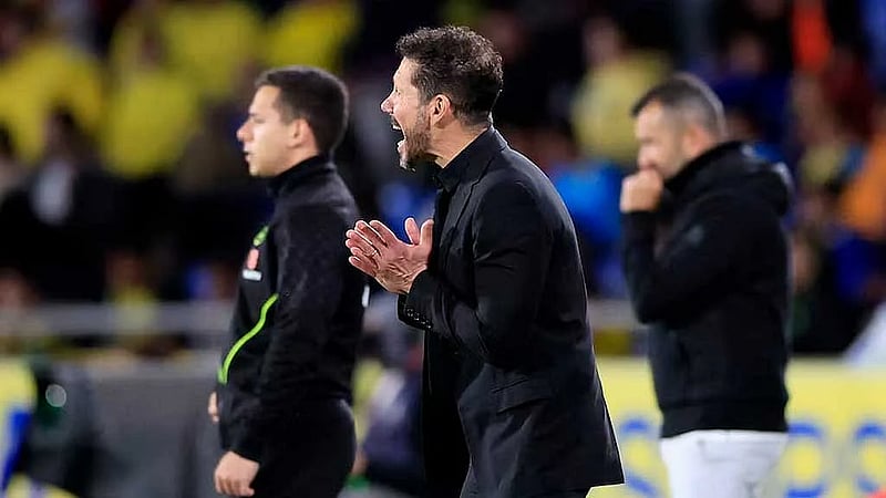 Simeone laments flat Atletico after Las Palmas loss as title hopes fade