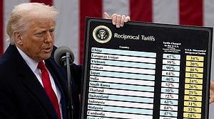 Trump says 'be patient' as US economy contracts on tariff disruption