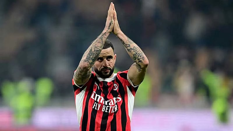 Milan defender Walker has surgery after fracturing elbow