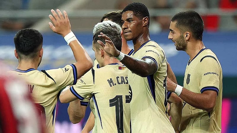 Rashford scores first goal for Barcelona in pre-season rout of Daegu FC