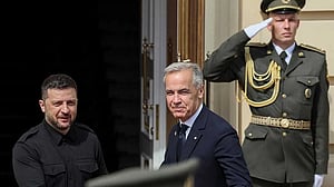 Canadian PM Carney, in Ukraine, says can't rule out sending peacekeepers