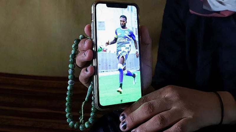 Fans and family honour 'Palestinian Pele' killed in Gaza