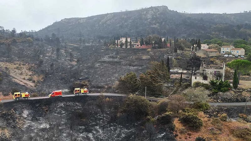 Fire at chlorine factory in southern France forces locals to stay indoors