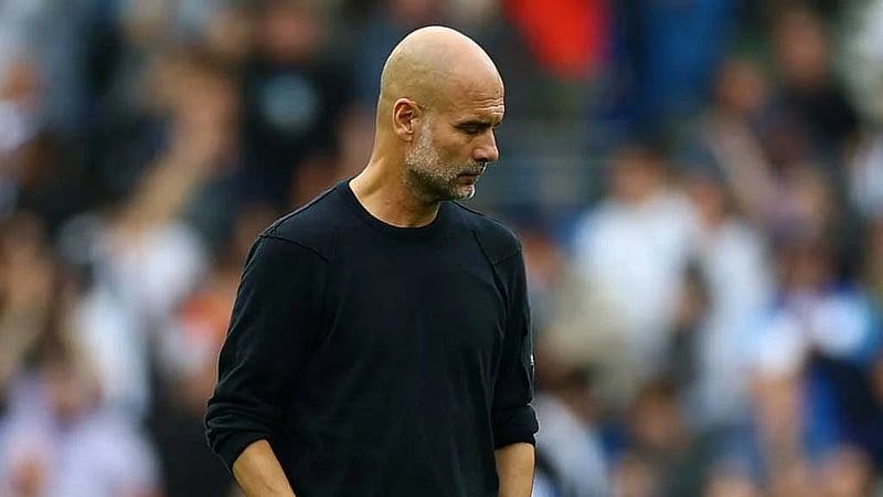 Guardiola rues momentum shift in Man City’s loss at Brighton