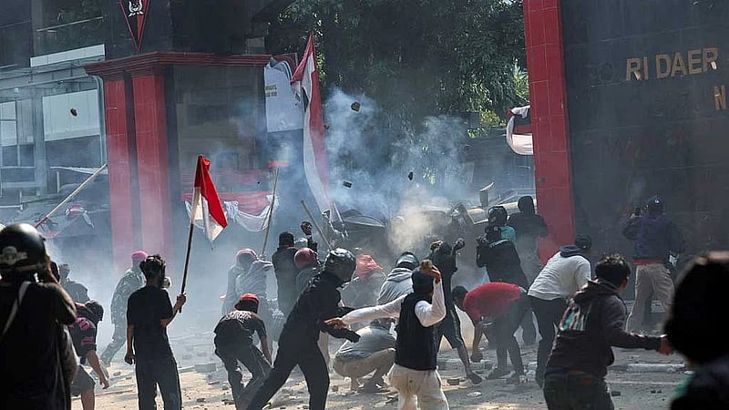 Police killing sparks Indonesia unrest in first major test for Prabowo presidency