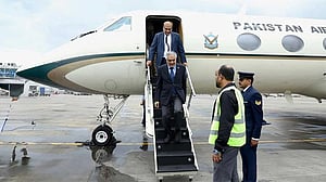 Pakistan Foreign Minister Ishaq Dar arrives in Dhaka
