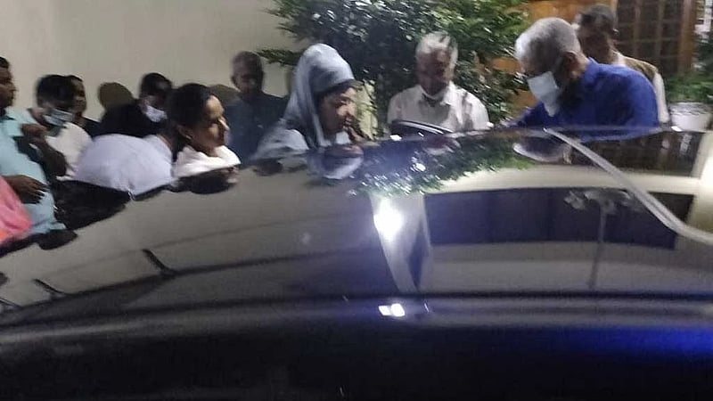 Khaleda visits Evercare Hospital for medical check-up