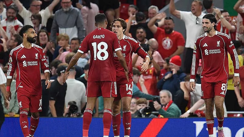 Late Salah, Chiesa goals give Liverpool 4-2 win in thrilling opener