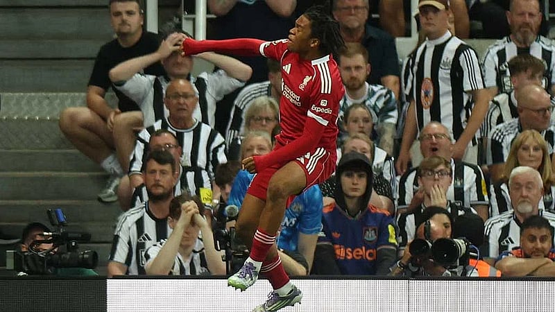 Ngumoha makes dream debut with late winner for Liverpool at Newcastle