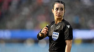 FIFA's Infantino offers support to female referee Garcia over death threats
