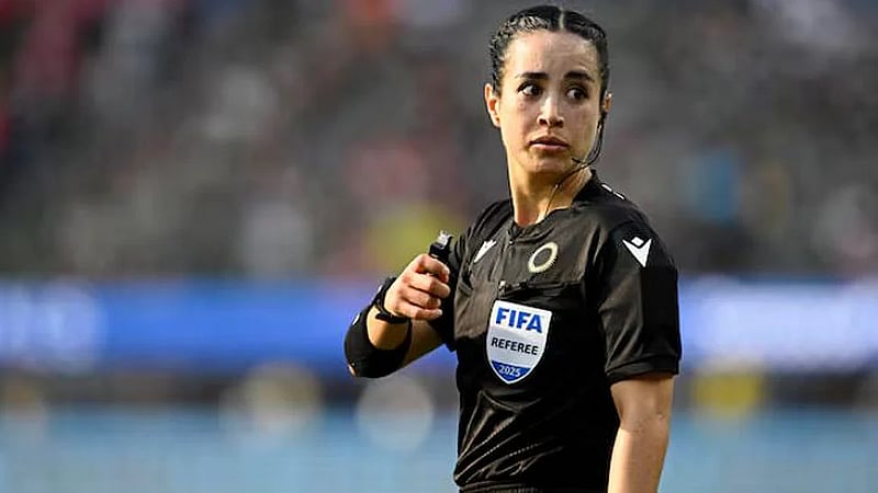 FIFA's Infantino offers support to female referee Garcia over death threats