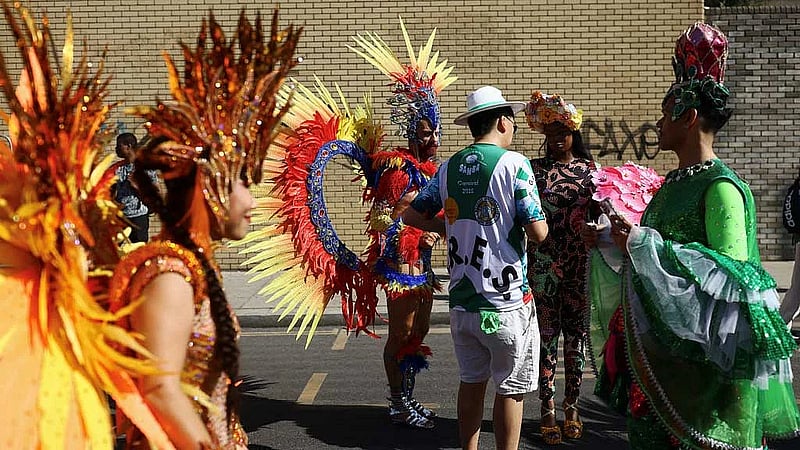 London celebrates Notting Hill carnival amid concerns over event's future
