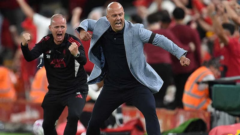 Slot wowed by Liverpool late show in opening win over Bournemouth