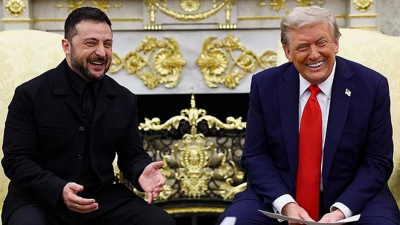 US would help assure Ukraine's security in a peace deal, Trump tells Zelensky